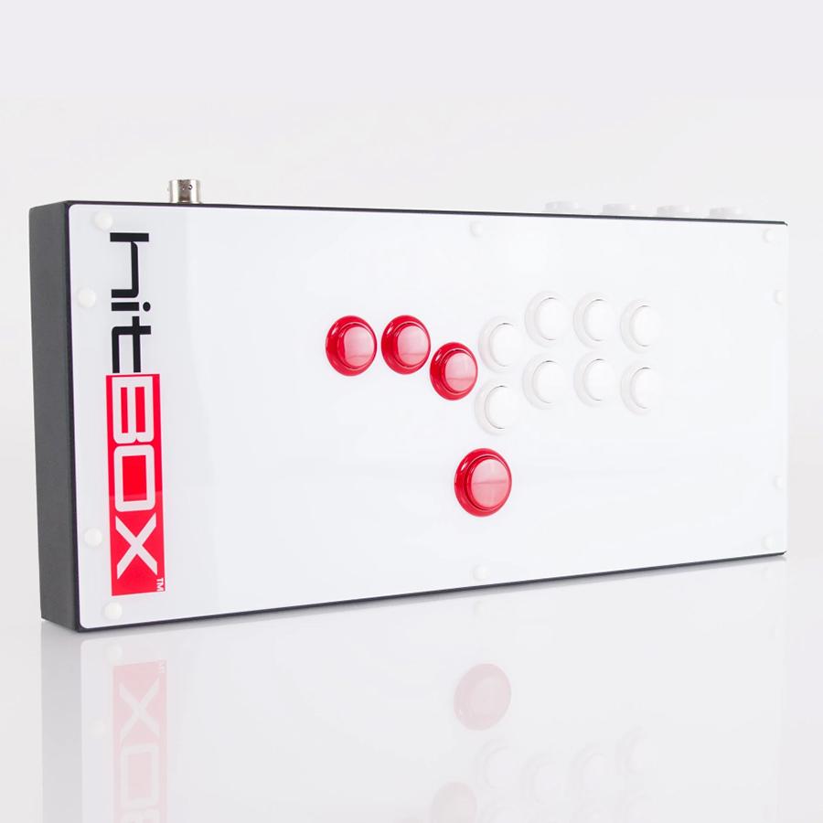 【即購入OK】hitbox ゲームコントローラー レバーレス 8ボタン リファビッシュ品 】hitBOX PS4/PC/Switch対応 レバーレス ゲーム