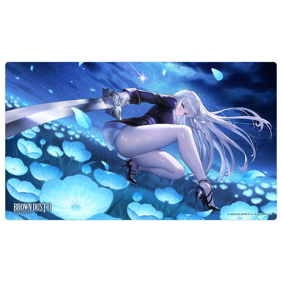 カーテン魂 ブラウンダスト2 ラバーマット ブレイド／公女 [Key-th