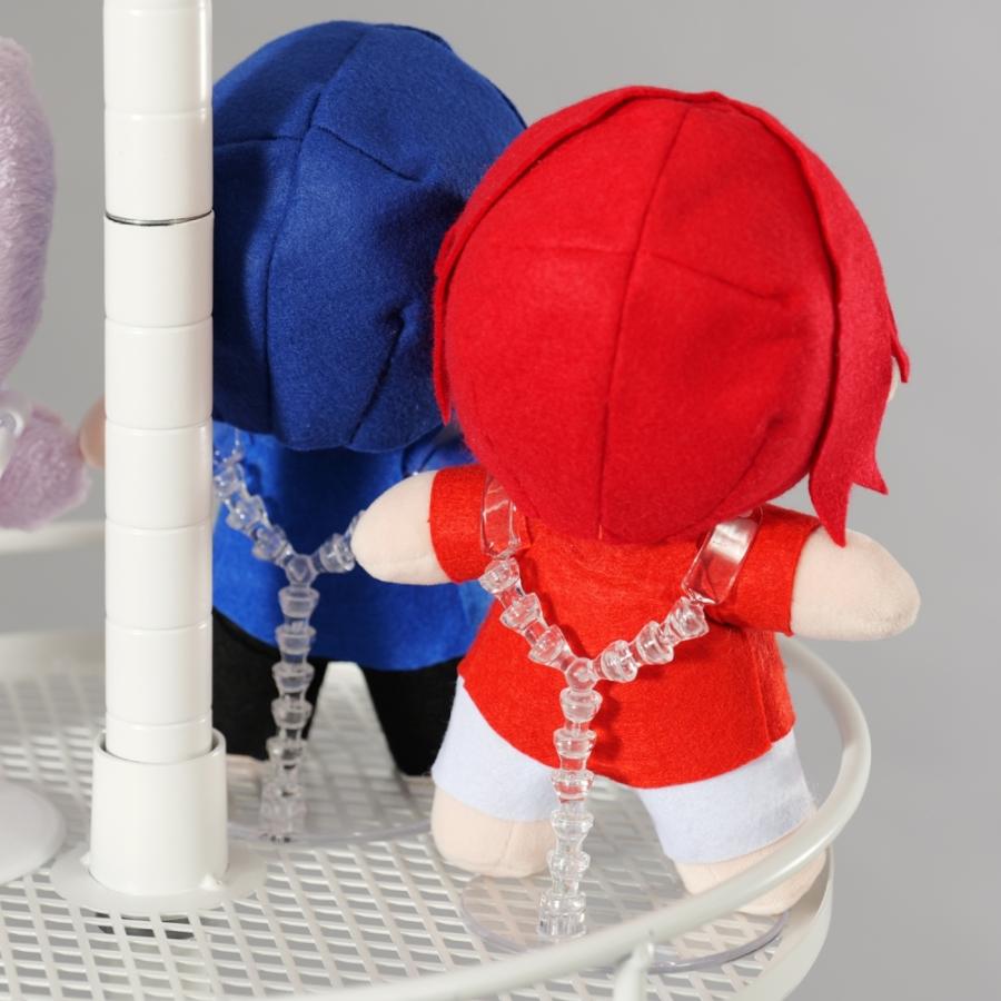 BIBILAB(ビビラボ) ぬいぐるみ収納 ぬいタワー 床から天井まで 360