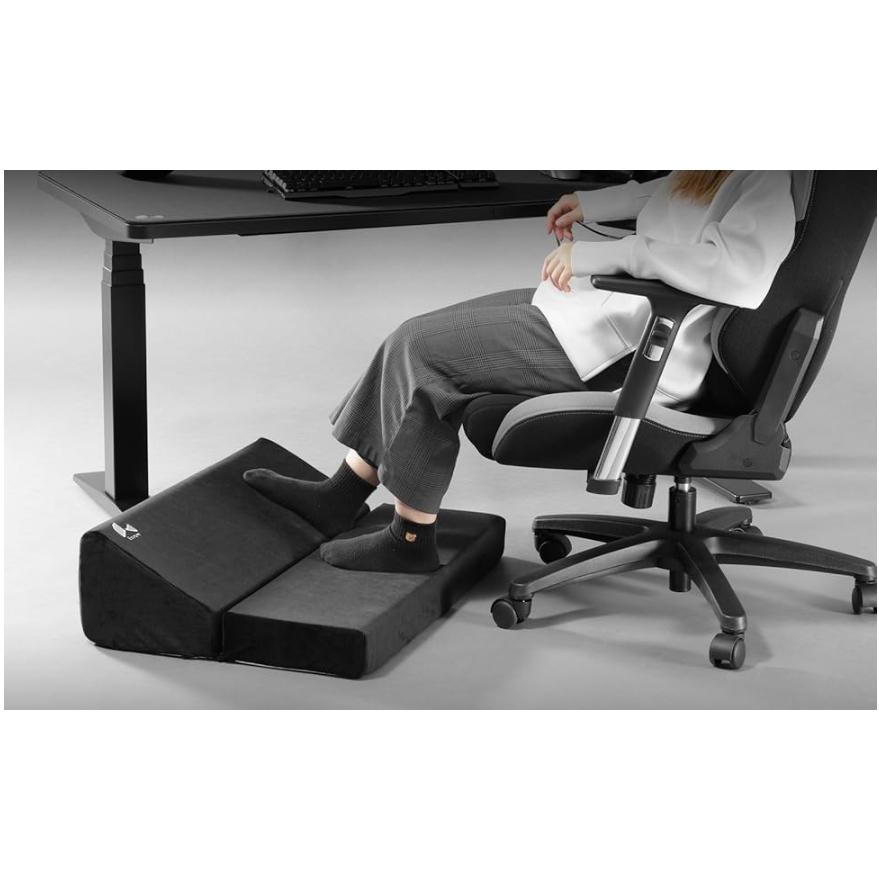 Bauhutte バウヒュッテ フットレストクッションワイド /ブラック Amazon | Bauhutte (バウヒュッテ) フットレストクッション