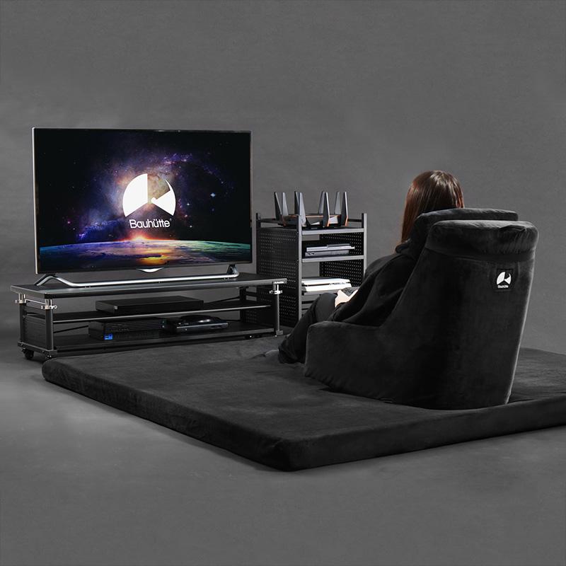 Bauhutte (バウヒュッテ) ゲーミング座椅子 BHB-650-BK ゲーミングベッドソファ BHB-650-BK/BHB-650GY | Bauhütte®