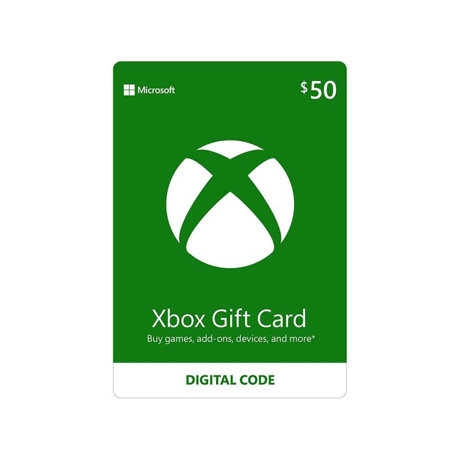 北米版 値引き Xbox 予約 Gift Card 50ドル $50 ギフトカード