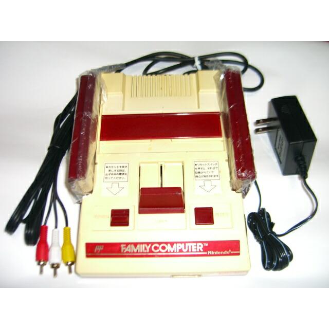 中古】 初代 ファミコン本体/赤白ファミコン本体 AV仕様改良本体！動作