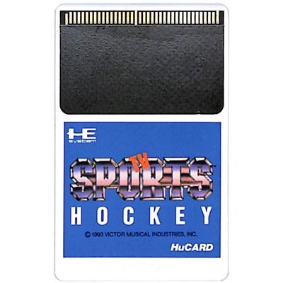PCE Huカード】TVスポーツ アイスホッケー（ソフトのみ）【中古】PC 