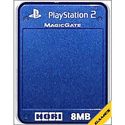 PS2 メモリーカード （ルミナスブルー）【8MB】ケースなし 初期化済