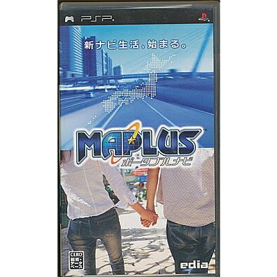 【PSP】MAPLUSポータブルナビ レシーバーなし  (箱・説あり) 【中古】プレイステーションポータブル | 