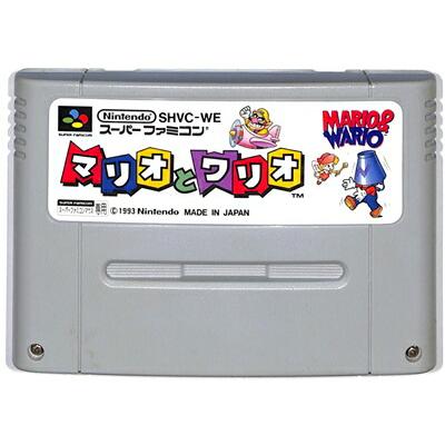 任天堂スーパーファミコン「マリオとワリオ」中古動作品の出品です。