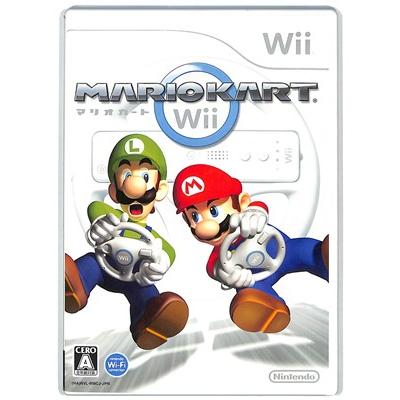 wii マリオカート Wii】マリオカートWii ハンドルなし（ケース・説あり）【中古