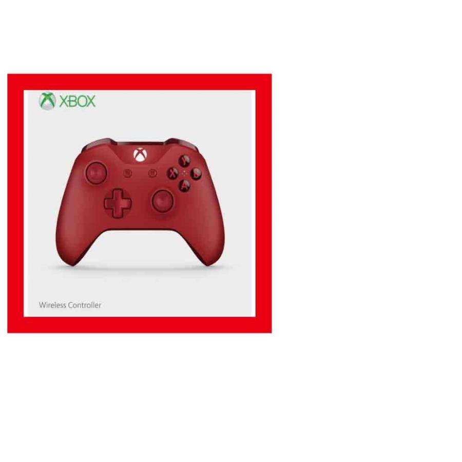 【新品】 XboxOne ワイヤレスコントローラー (レッド)/新品未使用品ですがパッケージに少し傷み汚れ等がある場合がございます