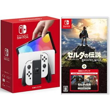当社限定品】Nintendo Switch(有機ELモデル) Joy-Con(L)/(R) ホワイト+