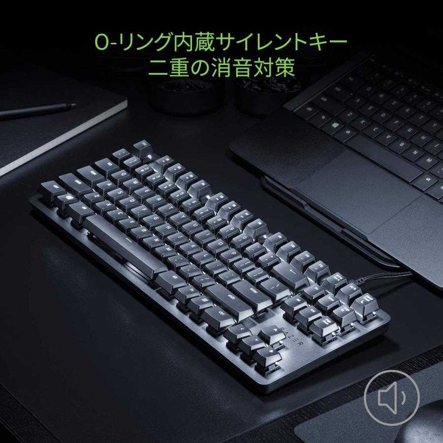 Razer レイザー BlackWidow Lite JP メカニカルキーボード 静音 オレンジ軸 テンキーレス O-リング内蔵サイレントキー  日本語配列 れいざー :RZ-N0-00067:GAMING CENTER by GRAPHT - 通販 - Yahoo!ショッピング