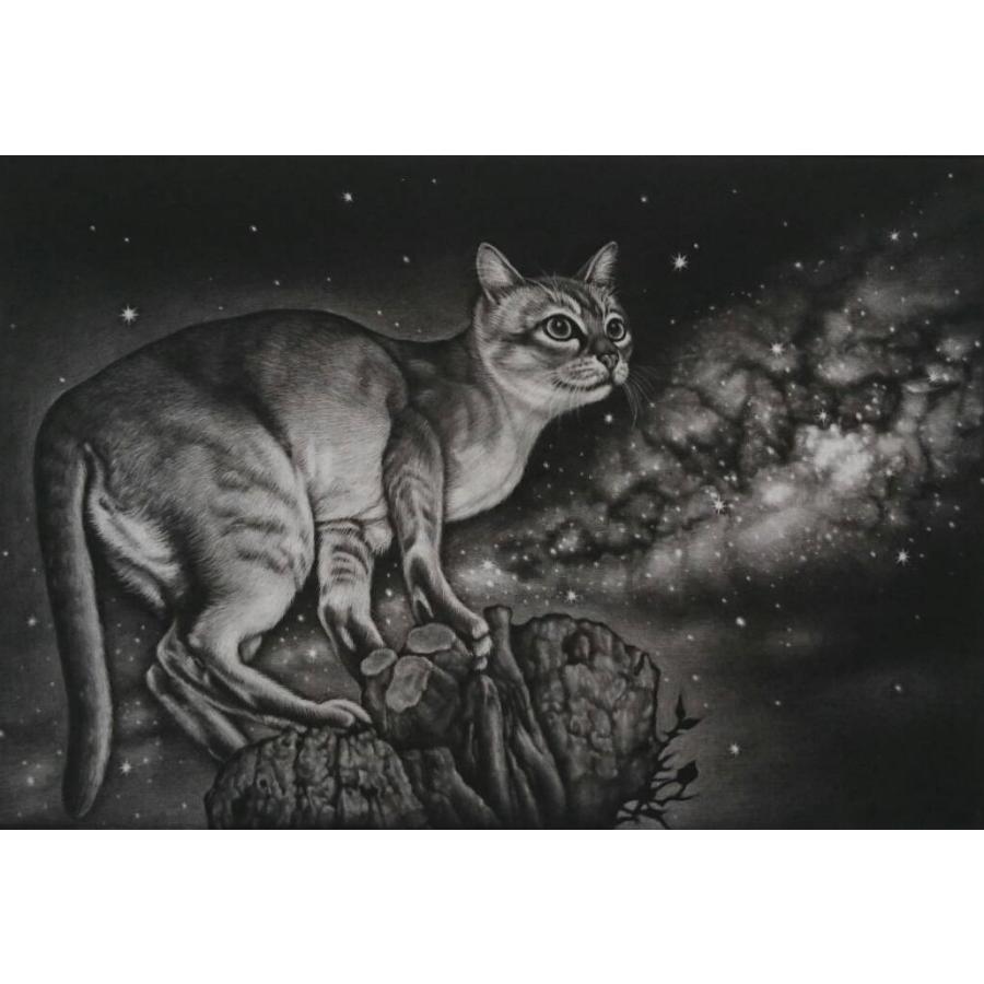 生田宏司　「天の川 III」　　メゾチント | 