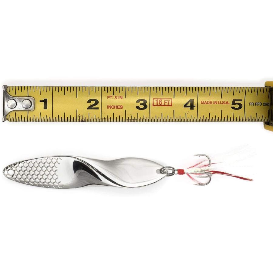 新作揃え バスメタルフィッシングルアー トレブルフック トラウト2個セット 釣りルアー シルバー プロペラ形状 28g 1オンス 釣り仕掛け 仕掛け用品 Oyostate Gov Ng