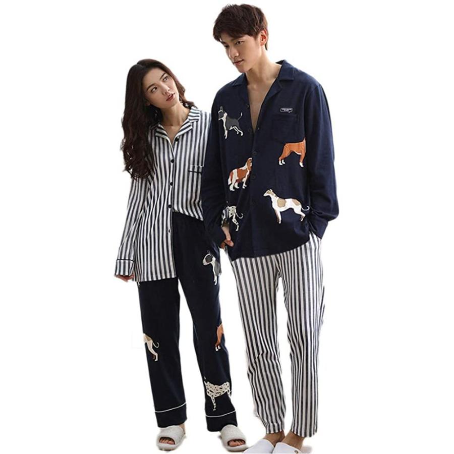 年末のプロモーション メンズ パジャマ カップル ペアパジャマ ペアルック パジャマ おしゃれ パジャマ ペア パジャマ 春 ペアパジャマ 結婚記念日 服 父の日プレゼント 下着 靴下 部屋着
