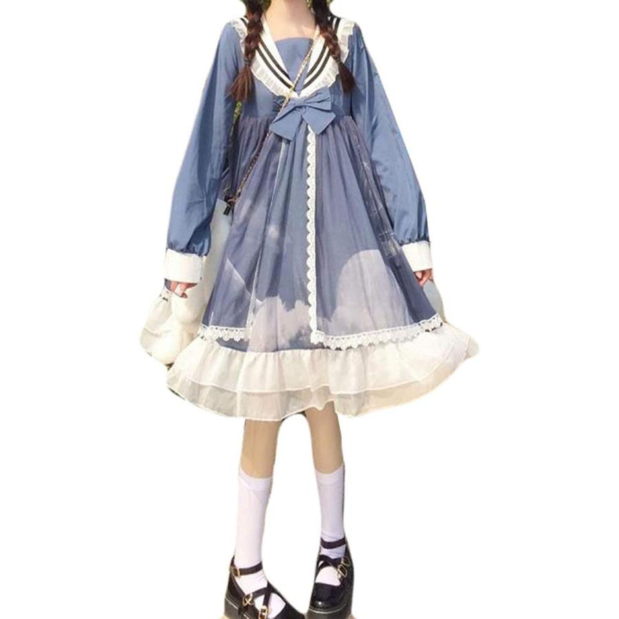 純正お買い得 Alhylaワンピース レディース 学院風 原宿風 ロングワンピース 可愛い 学生 Aライン 大きいサイズ マキシワンピース カジュアル お嬢様 ゴシ 直営 店 通販 Thermotele Com