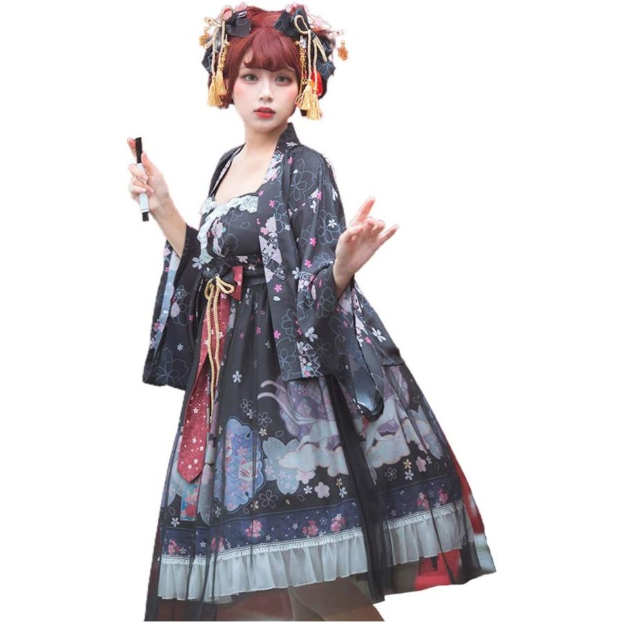 当日発送分 Milky Time ゴスロリ ロリータ 和ロリ 着物 和服 ワンピース 和風 ミニ丈 Black 日本最安値 Www Superavila Com