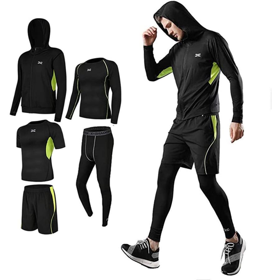 Biokosca ジャージ メンズ 上下セット 最大57 オフ コンプレッションウェア トレーニングウェア スポーツウェア 5点セット フィットネ ランニングウェア