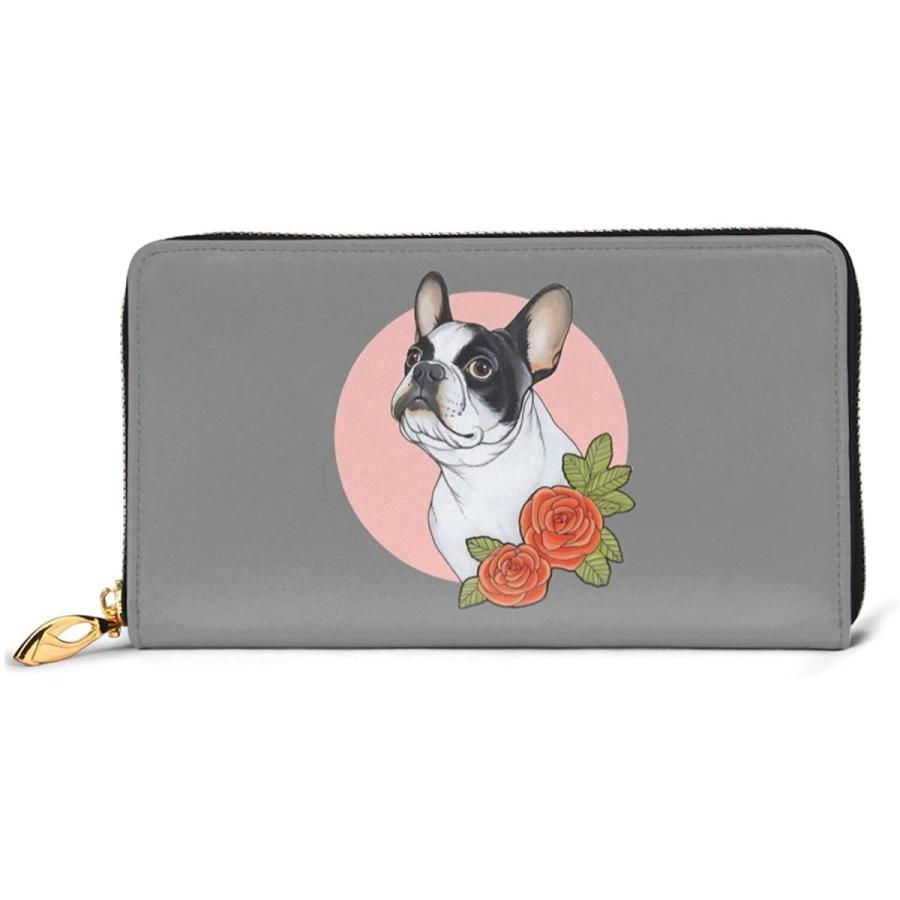 年末のプロモーション特価 花 長財布 財布 かわいい Wallet 人気 おしゃれ ウォレット レディース メンズ さいふ 本革財布 ロングウォレット アニメ ボストンテリア その他財布 Jalapamax Tur Br