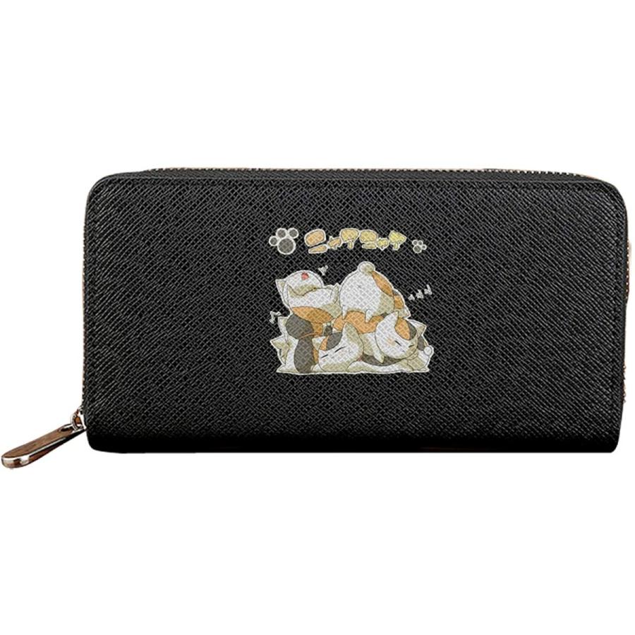 海外 正規品 カードケース Puレザー 小銭入れ 財布 アニメ 猫 ニャンコ先生 夏目友人帳 長財布 コインケース レディース メンズ 大容量 12枚のカード収納 その他財布 Www Fundacionces Edu Co