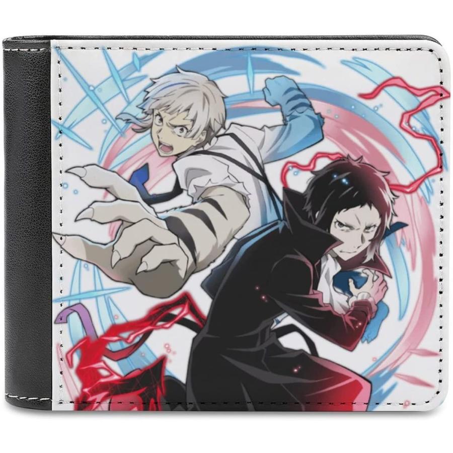 文豪ストレイドッグス 財布 二つ折りレザー Pu ファッション 薄い 滑らか 持ちがいい プレゼント 人気 キャラクター その他財布 Showbizbeat Com