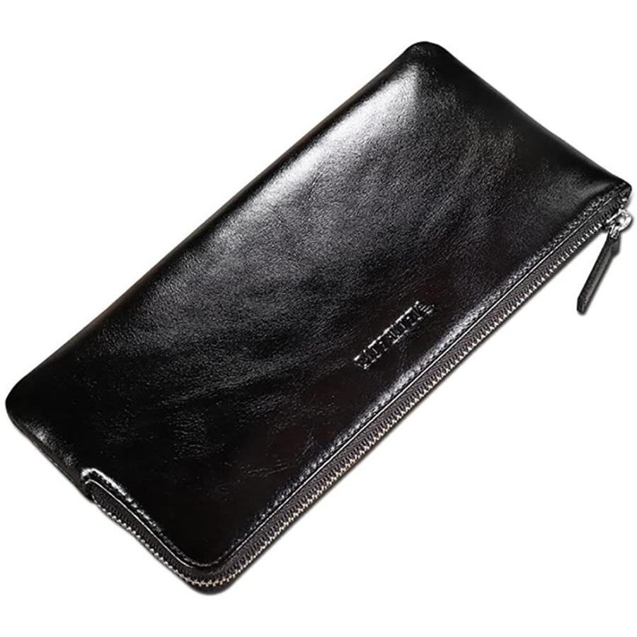 良好品 財布 Manbang メンズ カードケースウォレット M ブラック カードホルダー メンズ 小さな財布 マネークリップ 財布 メンズ 本革 マネークリップ Cienciadigitaleditorial Com