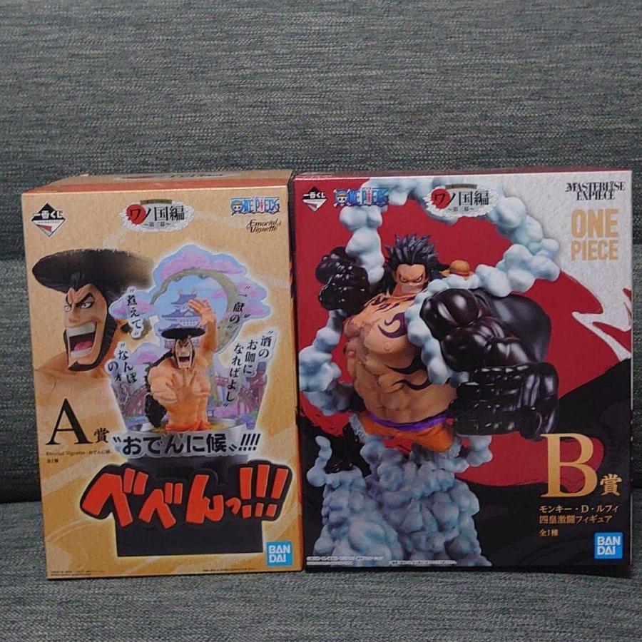 特価商品 セット B賞 A賞 ルフィ おでん 一番くじ ワンピース フィギュア 四皇激闘フィギュ おでんに候 Vignette Emorial 第三幕 ワノ国編 ワンピース Demolition Training