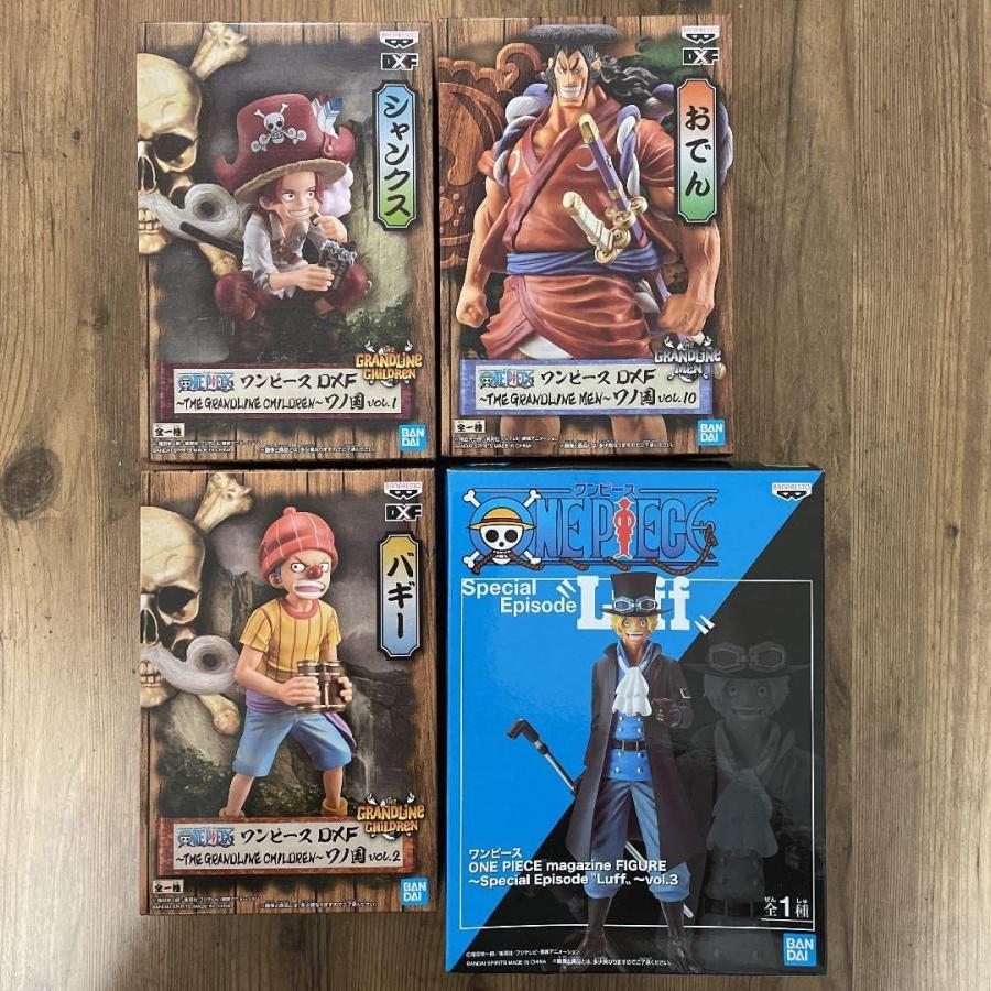 ワンピース フィギュア 4点 Dxf シャンクス おでん バギー サボ 高級素材使用ブランド
