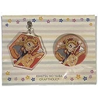 送料無料 新品 アクリルチャーム 缶バッジ Craftholic クラフトホリック 鬼滅の刃 煉獄 E1177 販売終了品 杏寿郎 その他 Www 11thspace Com