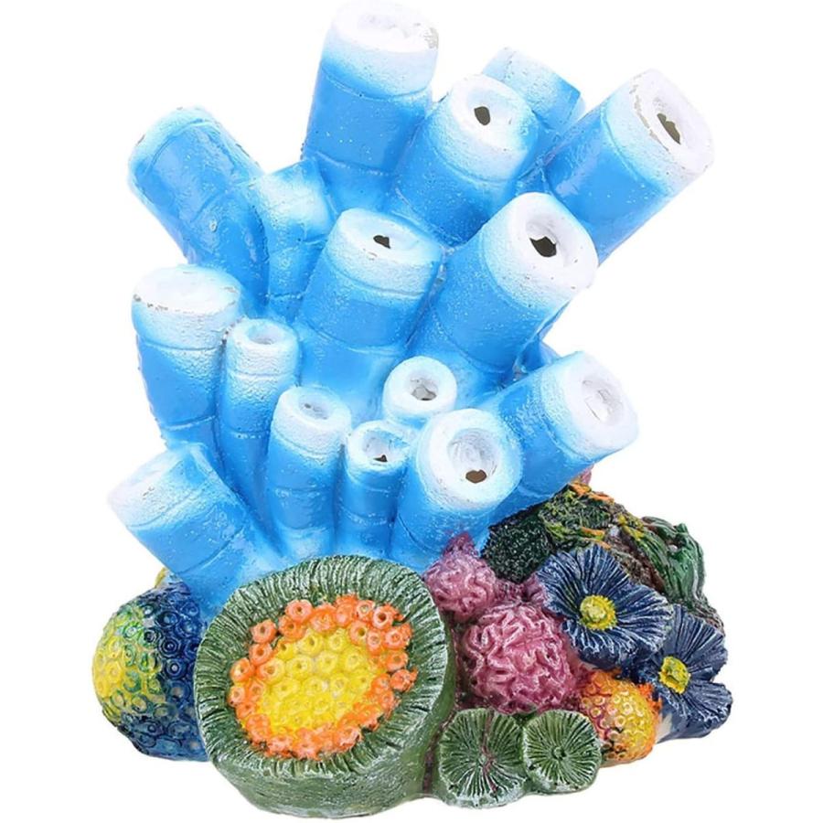 水槽酸素石 空気石 酸素を出す石 エアストーン バルブストーン アクアリウムエアストーン 形エアス 溶岩のカラフルな魚のタンク山の水中装飾の魚のタンク 見事な創造力