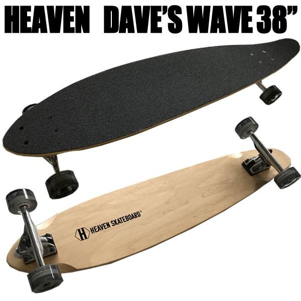 ヘブン ロングスケートボード DAVE'S WAVE 38 オフトレに最適なロンスケボー