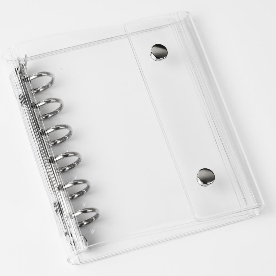 【18】透明シール帳（6穴） Amazon | Hueapion シール帳 透明 女の子 はがせる A6サイズ 6穴