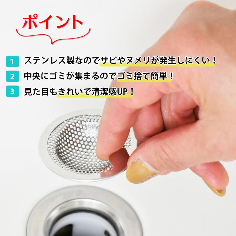 排水口 ゴミ受け 排水溝 ステンレス お風呂 洗面台 パンチング