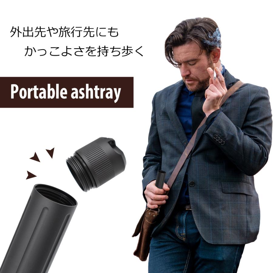 携帯灰皿 おしゃれ ポータブル アシュトレイ 携帯用 持ち運び 灰皿 _