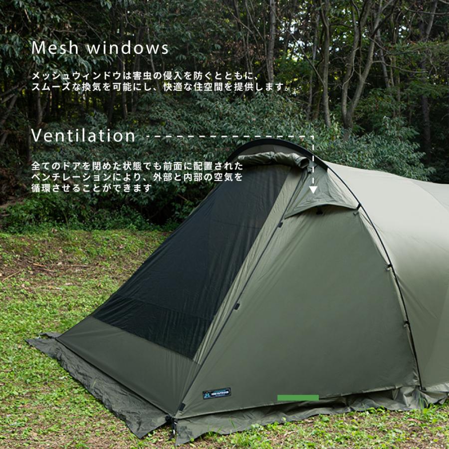 KZM OUTDOOR ドームテント ドーム型テント 3人用 4人用 おしゃれ KZM OUTDOOR ドームテント ドーム型テント 3人用 4人用 おしゃれ
