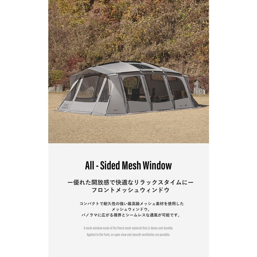 決算セール30%OFF KZM アルビオン Albion テント 4人用 5人用 家族用 ベージュ 大型テント 撥水 ドーム ドーム型 大型 家族 キャンプ 防災 アウトドア｜ganbari-store｜09