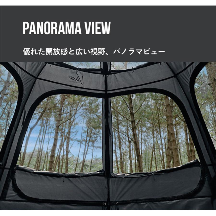 KZM OUTDOOR ビバドームシェルタープライム ブラック 改良版 KZM OUTDOOR ビバドームシェルタープライム ブラック 改良版