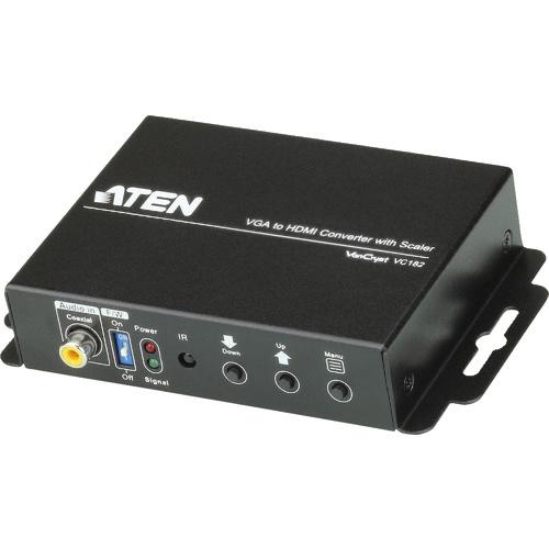 ＡＴＥＮ　ビデオ変換器　ＶＧＡ　ｔｏ　オーディオ対応　／　／　スケーラー搭載　ＨＤＭＩ　VC182　1台