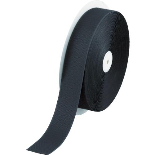 ＴＲＵＳＣＯ　マジックテープ　縫製用Ａ側　幅５０ｍｍＸ長さ２５ｍ　TMAH-5025-BK　1巻　黒
