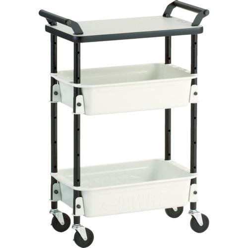 ＴＲＵＳＣＯ ツールワゴンロイヤル天板付５８９×３２０×８５６深２ ホワイト 1台