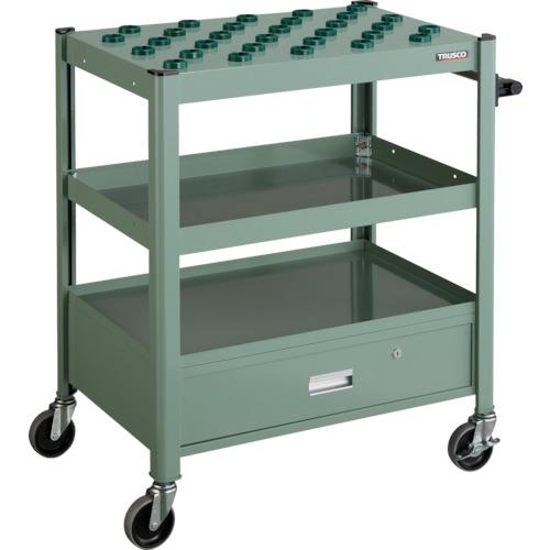 ＴＲＵＳＣＯ ＴＣＷ型ツーリングワゴン ＃３０Ｘ３０個 引出し付 ＧＮ TCW-T302DA 1台