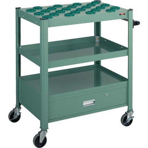 ＴＲＵＳＣＯ ＴＣＷ型ツーリングワゴン ＃４０Ｘ２４個 引出し付 ＧＮ TCW-T402DA 1台