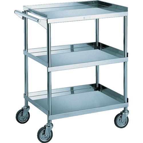 米澤 ステンレスワゴン 間口７５０ｍｍ 奥行４５０ｍｍ 高さ８３６ｍｍ SUS-202B 1台