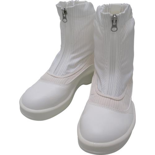 ゴールドウイン　静電安全靴セミロングブーツ　ホワイト　PA9875-W-25.0　1足　２５．０ｃｍ