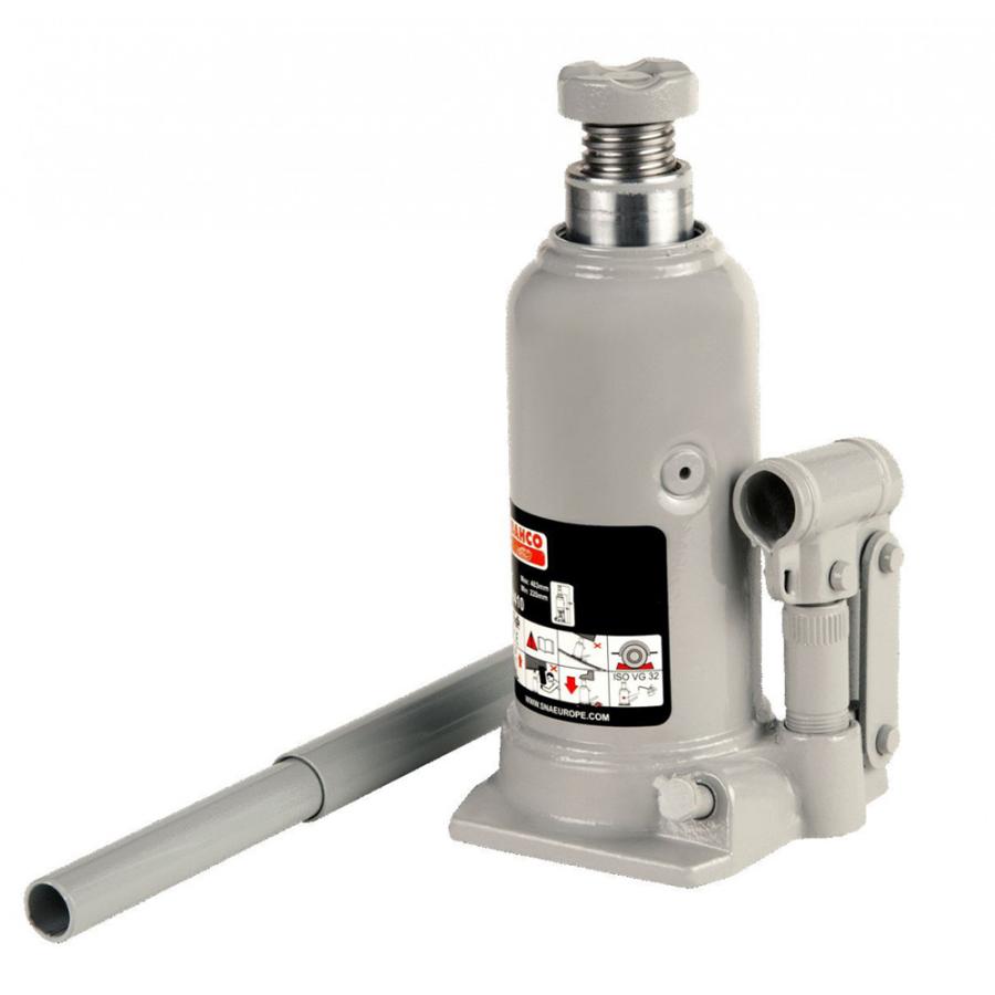 バーコ　油圧高耐久ボトルジャッキ　ストローク２６３ｍｍ　BH410　1台