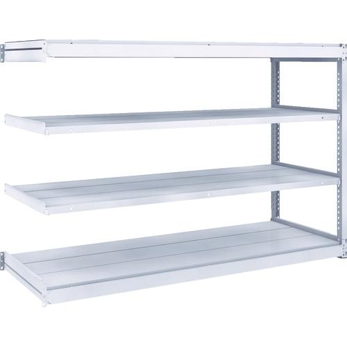 ＴＲＵＳＣＯ ＴＵＧ型軽中量ボルトレス棚２００ｋｇ連結型１８４０×６２４×Ｈ１２００ ４段 1台