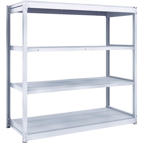 ＴＲＵＳＣＯ ＴＵＧ型軽中量棚２００ｋｇ単体 １５４０Ｘ６２４ＸＨ１５００ ４段 1台