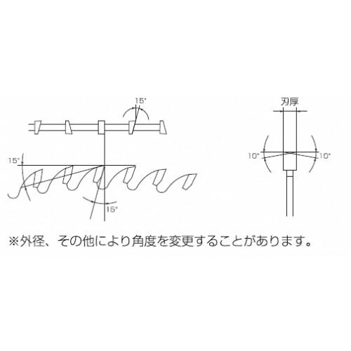 兼房　AN　15チップソー　外径255刃厚2.4本体厚　1.6穴径25.4歯数100　PRO-K2　1枚