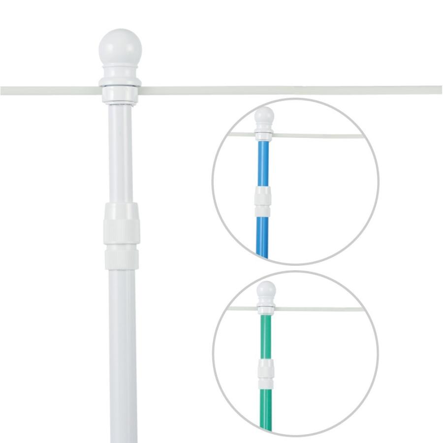 のぼりポール 2段伸縮のぼりポール 3M 100本セット選べる横棒サイズ スタイリッシュ