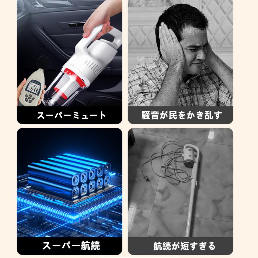 掃除機 コードレス 充電式 小型 軽量最 強クラス26500 PA吸引力 掃除機 コードレス 充電式 小型 軽量最 強クラス26500 PA吸引力