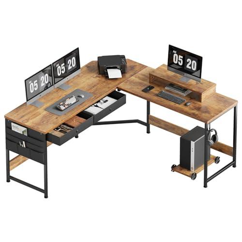YeTom デスク 机 l字デスク机 pcデスク 作業机 125cm x オフィス